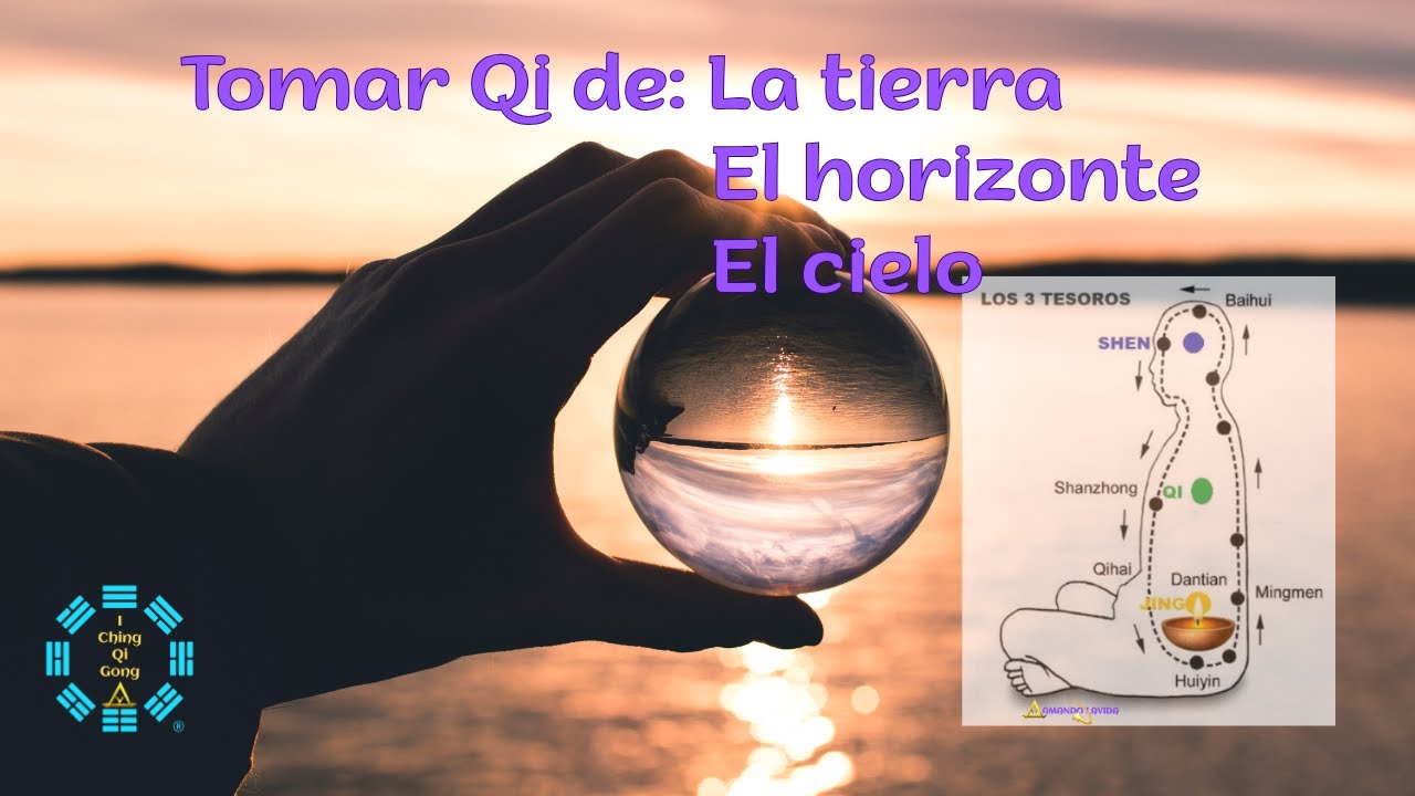 Tomar energía del Cielo, de la Tierra y del Horizonte para armonizar los 3 Dan Tien