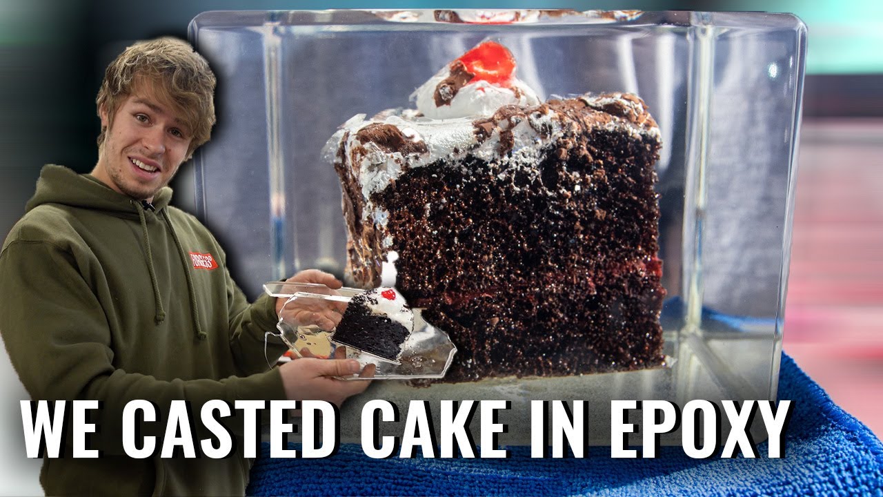 We Cast a Cake in Resin