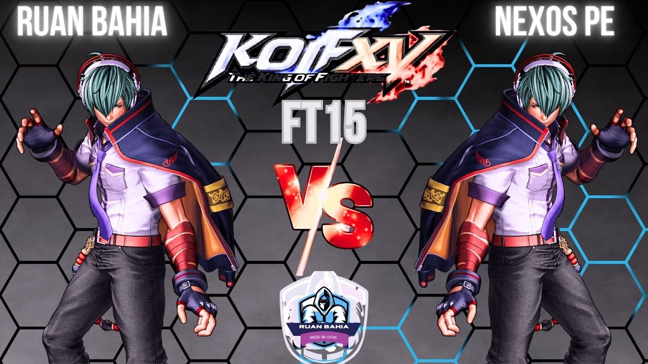 KOF XV RUAN BAHIA 🆚 NEXOS PE FT15  #kofxv  #kof2002 #kof98