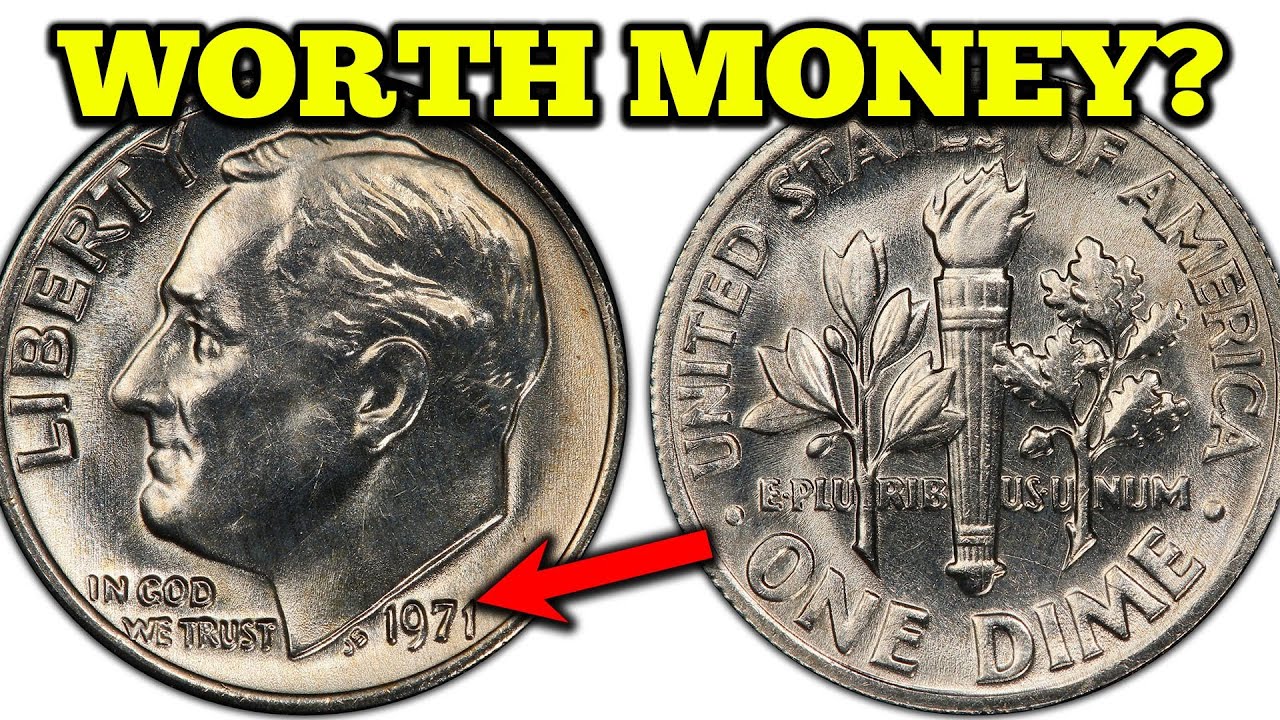 1971 DIMES WORTH MONEY! Roosevelt Dime Error Coins!