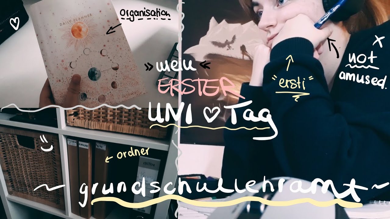 Erster Unitag - Grundschullehramt ☆ Vorlesungen, Organisation, erster Eindruck // Online-Uni 2020