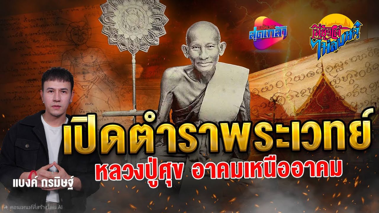 เปิดตำราพระเวทย์ หลวงปู่ศุข อาคมเหนืออาคม | เที่ยวได้ไม่ลบหลู่