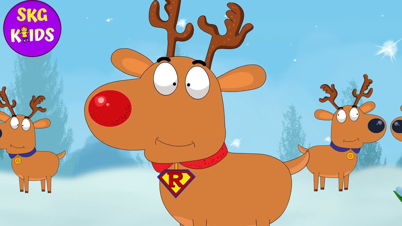 Rudolph the red nose reindeer christmas song for kids | children song | christmas songs | carols