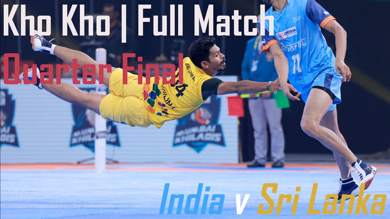 Kho Kho World Cup 2025 Quarter Final: India v Sri Lanka Mens