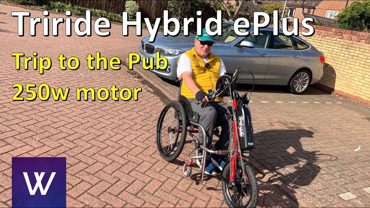 My new EV is a Triride Hybrid ePlus 250w motor 48v battery 100km range thanks to RFU IPF