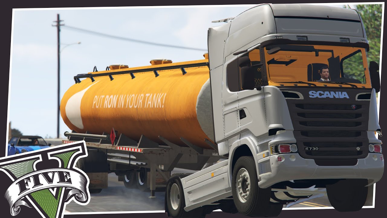 ETS2 SCANIA IN GTA 5!