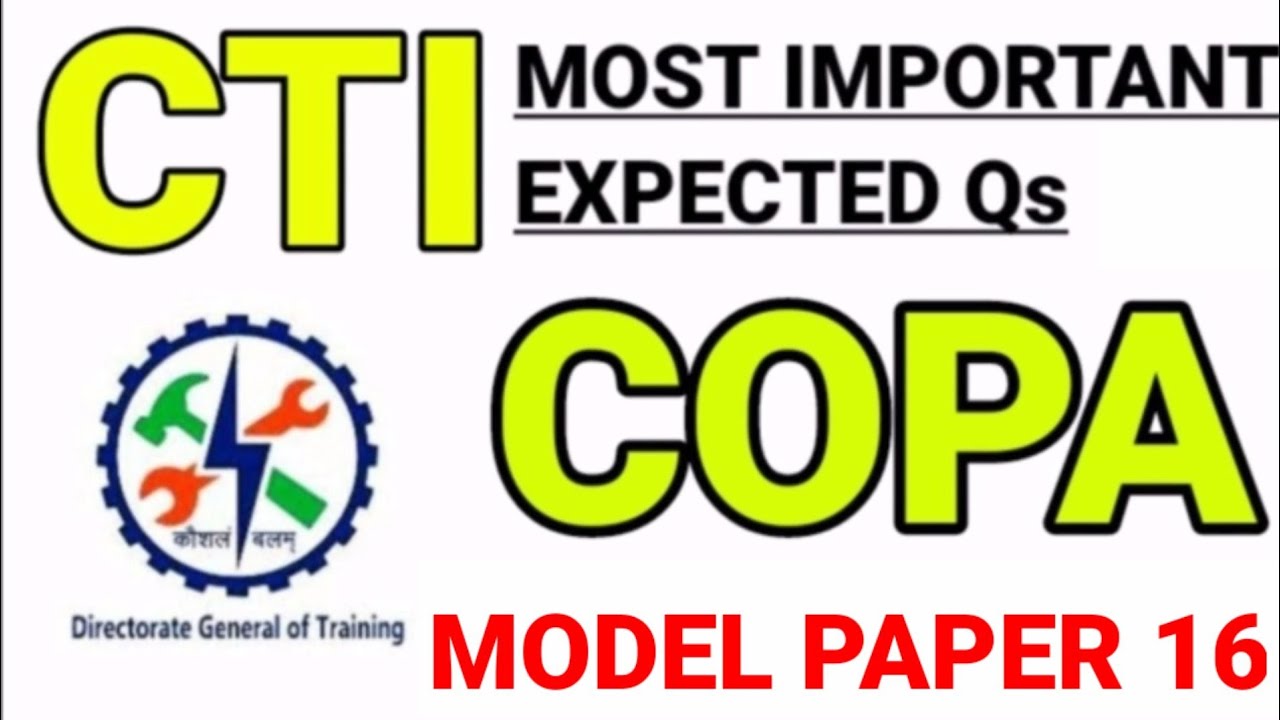CTI CITS COPA ENTRANCE EXAM MODEL PAPER | CSA COMPUTER SOFTWARE APPLICATION | CTI CSA | CITS CSA