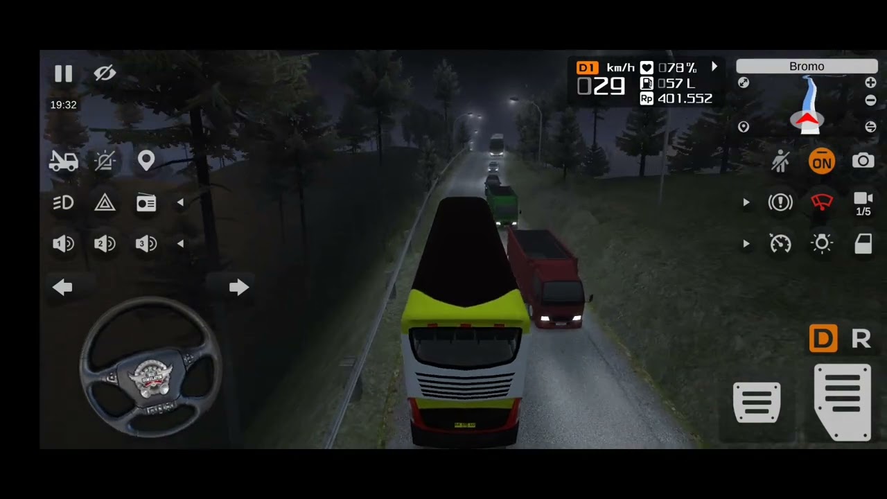 Dangerous Hill Road Drive | Bus Simulator Indonesia Gameplay 😱 2026 |
