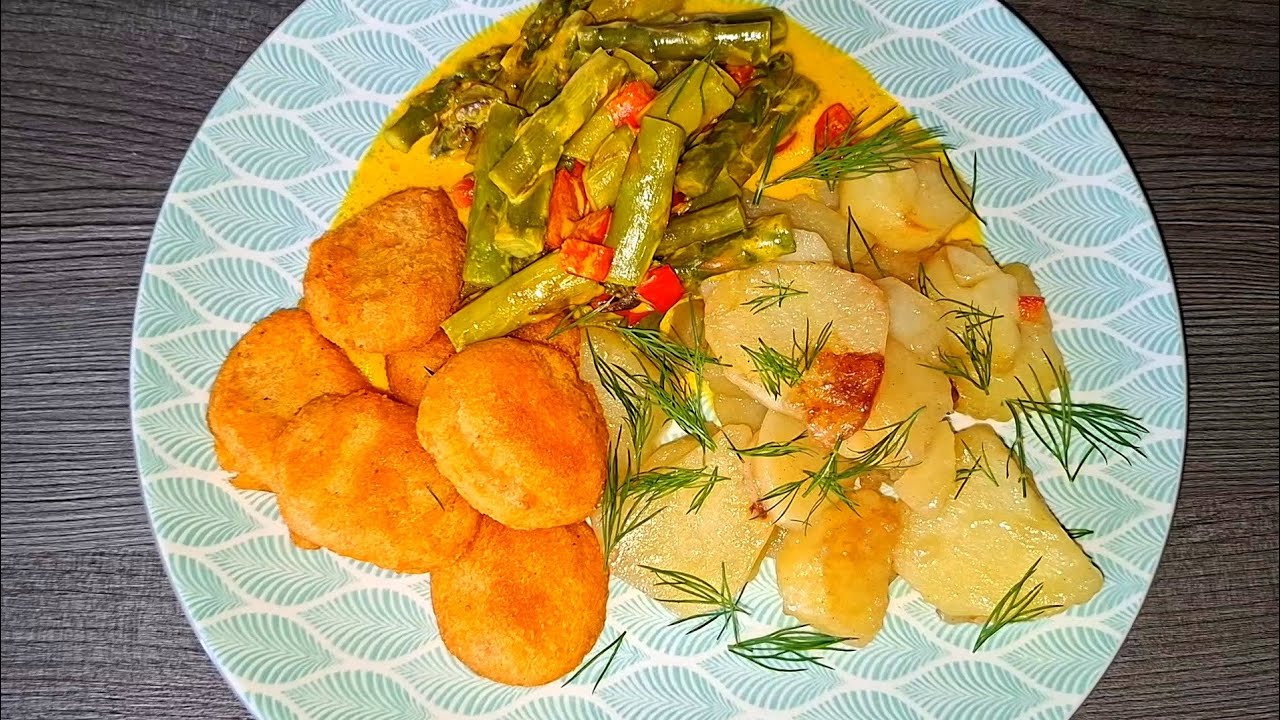 Сезон спаржи открыт! Вкусный обед! #спаржа #обед 