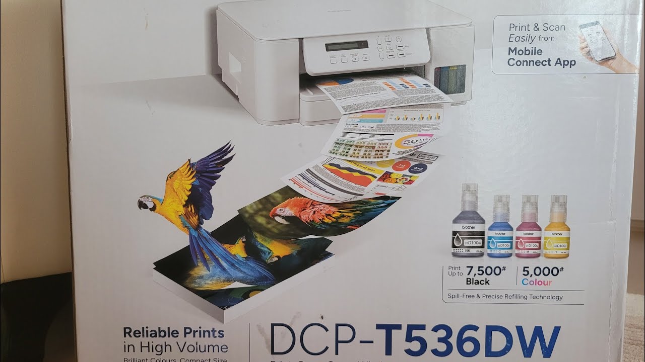 BROTHER DCP-T536DW Kurulum(tanıtım)