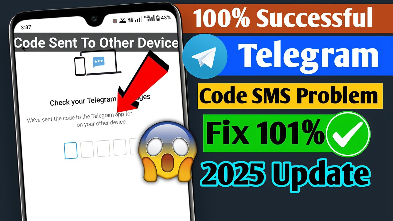 How To Fix Telegram Code SMS Problem (2025) | Fix Code Sent To The Telegram App Problem