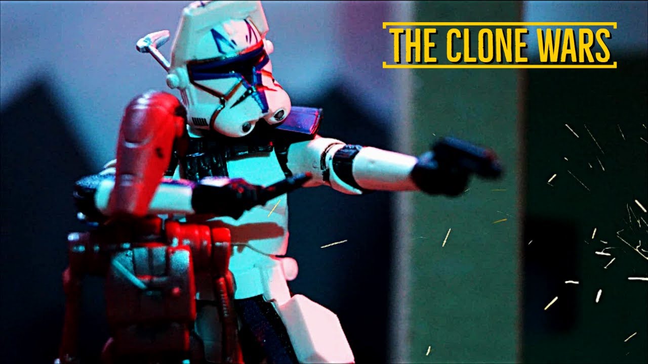 [4K] Star Wars The Clone Wars: Overrun [Star Wars Stop Motion]