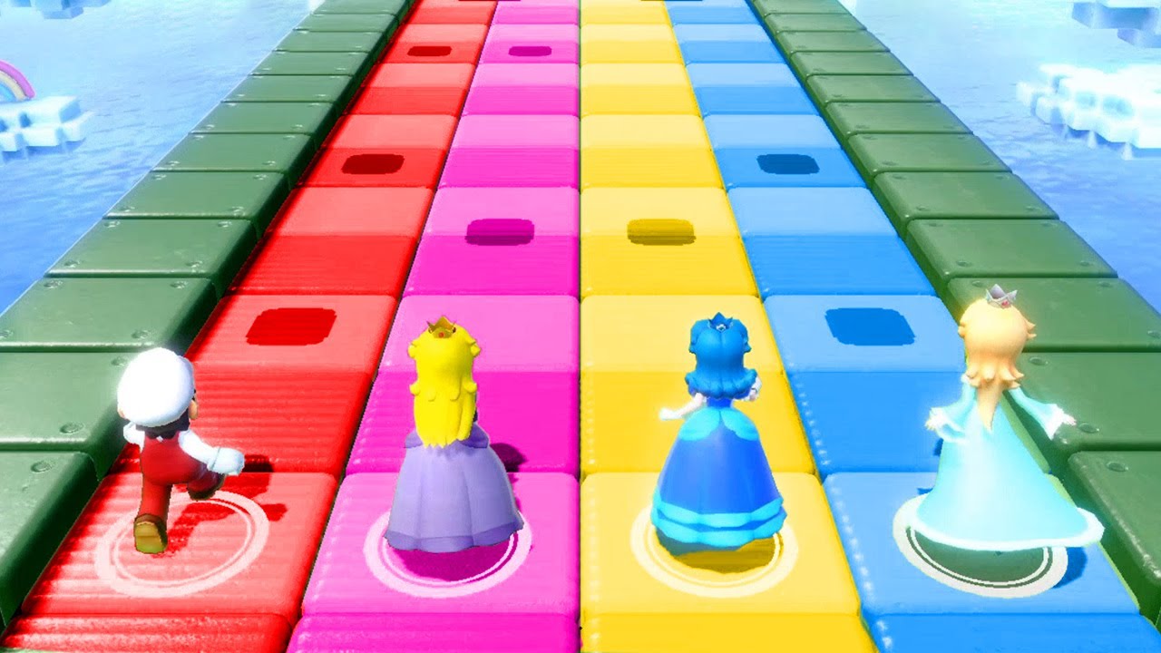 Super Mario Party -  Mario Vs Girlfriends