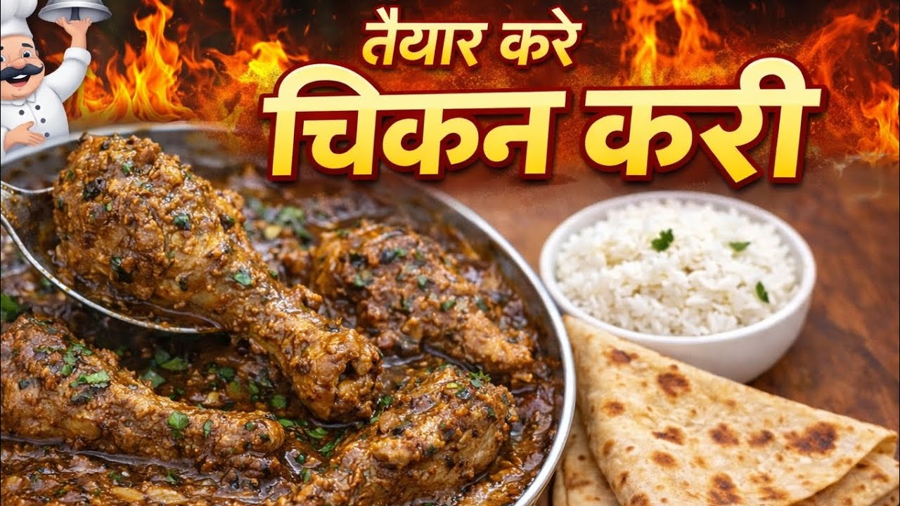  झट पट बन के त्यार है चीकें करी 🍗😋