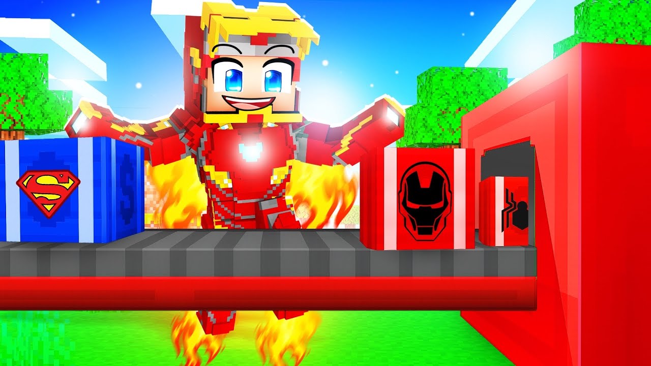Becoming The STRONGEST in Superhero Tycoon! (Minecraft)