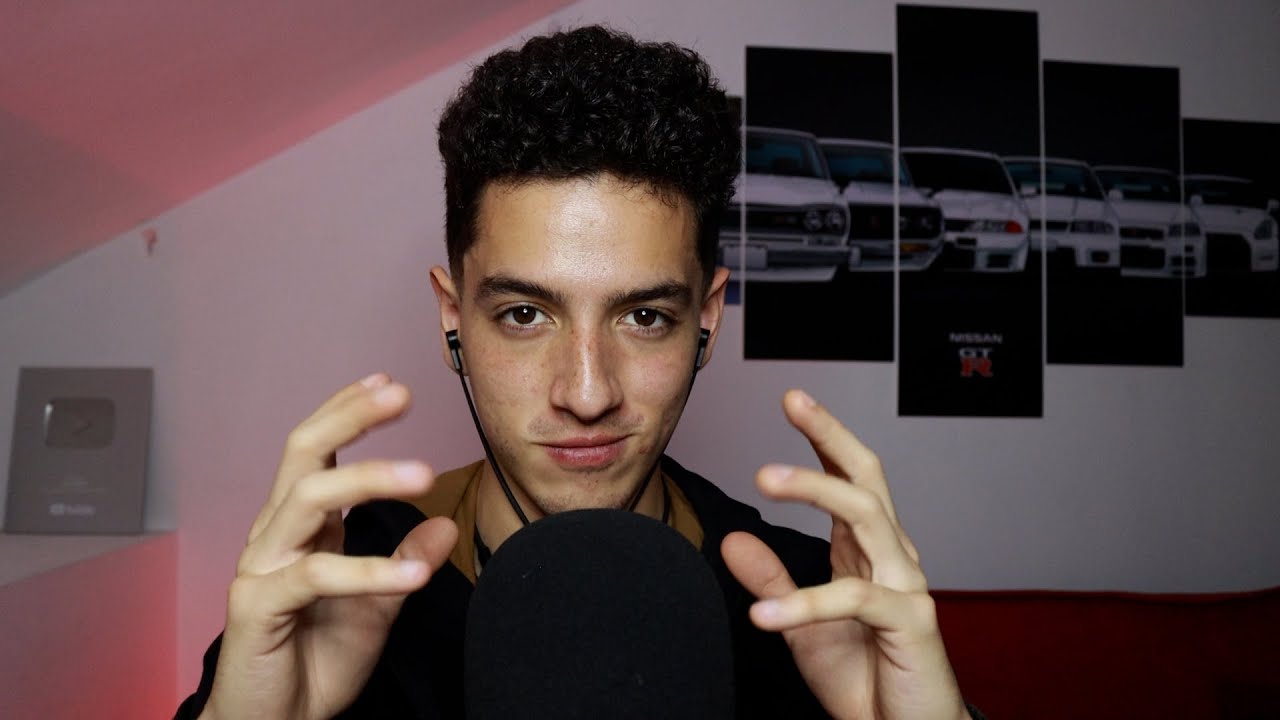 ASMR FINGER FLUTTERS + fan