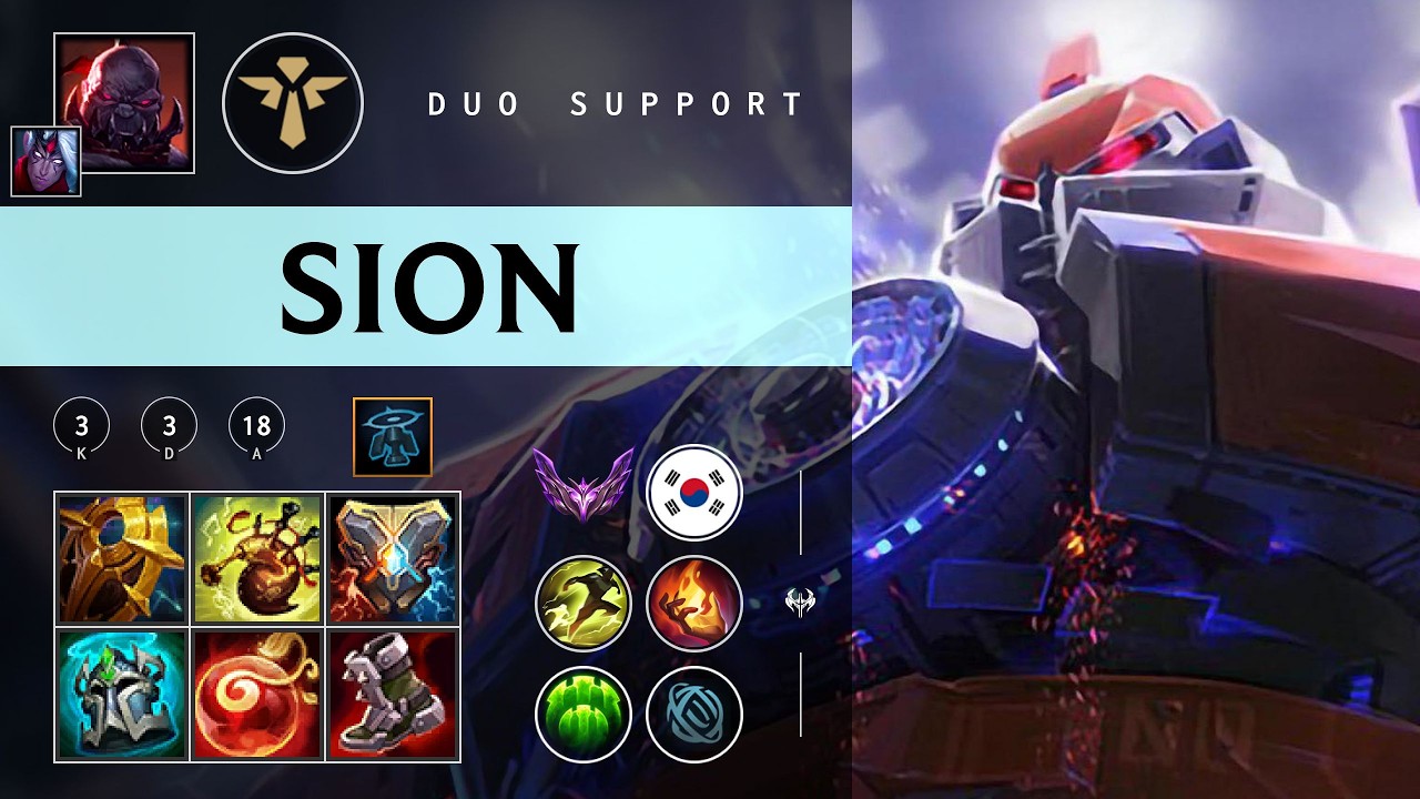Sion Support vs Karma - KR Master Patch 26.04