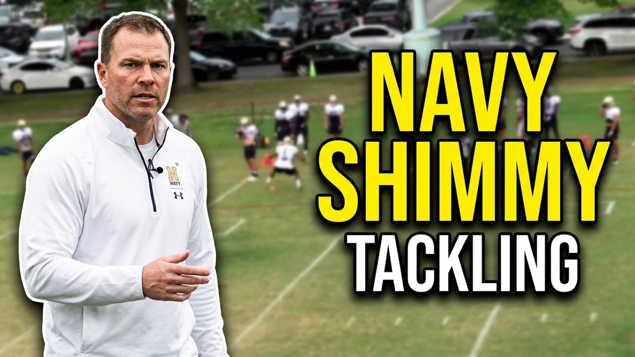 Navy DC PJ Volker - Shimmy Drill (Tackling Approach)