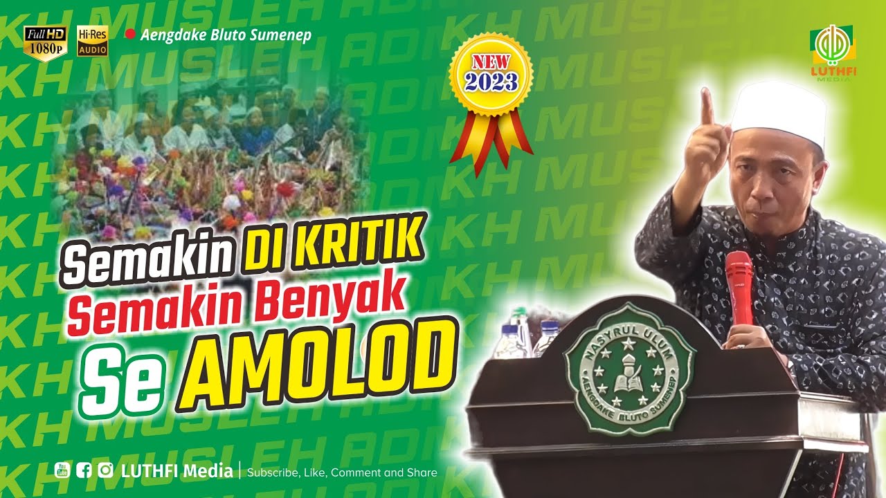 Kiai Milenial ! KH. Musleh Adnan Terbaru 2023 - Live Aengdake Bluto Sumenep