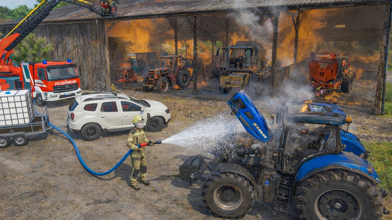 Notre FERME PREND FEU à cause d’un Tracteur en SURCHAUFFE (Gros Dégâts) | FS25 Roleplay
