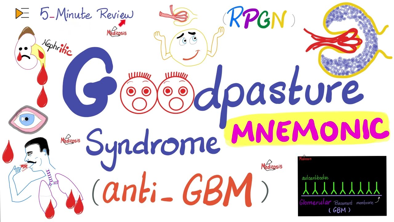 Goodpasture Syndrome - Mnemonic - Pathology & Nephrology | 5-Minute Review