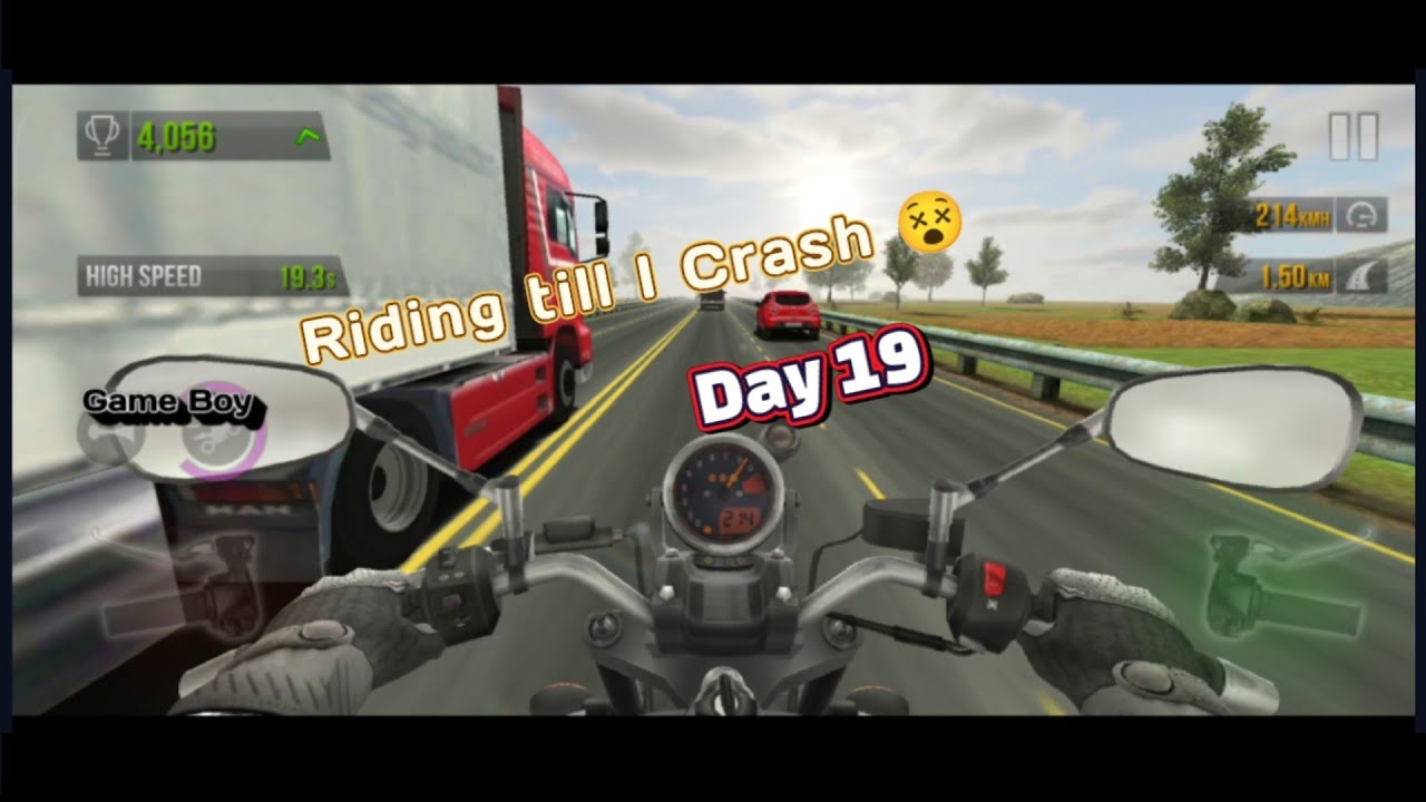 Riding Bike in Traffic Untill I Crash Day 19 - Traffic Rider Gameplay #superbike #vehiclesimulator