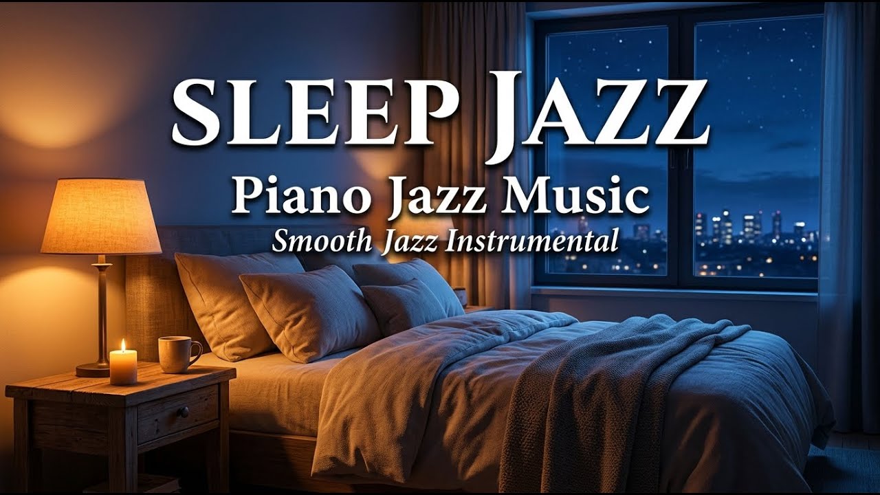 Calm Night Jazz Ambience | Smooth Piano Jazz for Relax, Study and Stress Relief