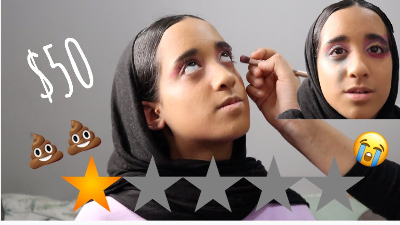 رحت الى أسوأ خبيرة مكياج في مدينتي! Worst reviewed make up artist
