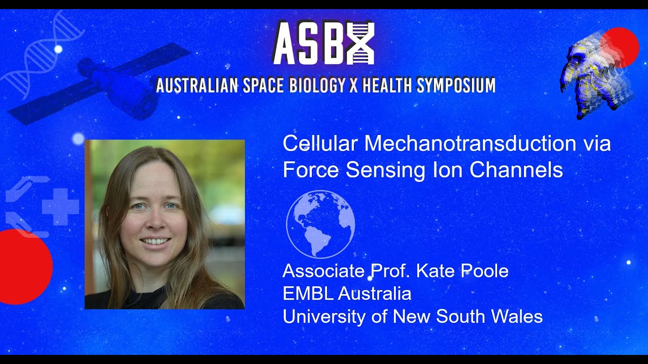 Cellular Mechanotransduction via Force Sensing Ion Channels | Prof Kate Poole | ASBX 2021