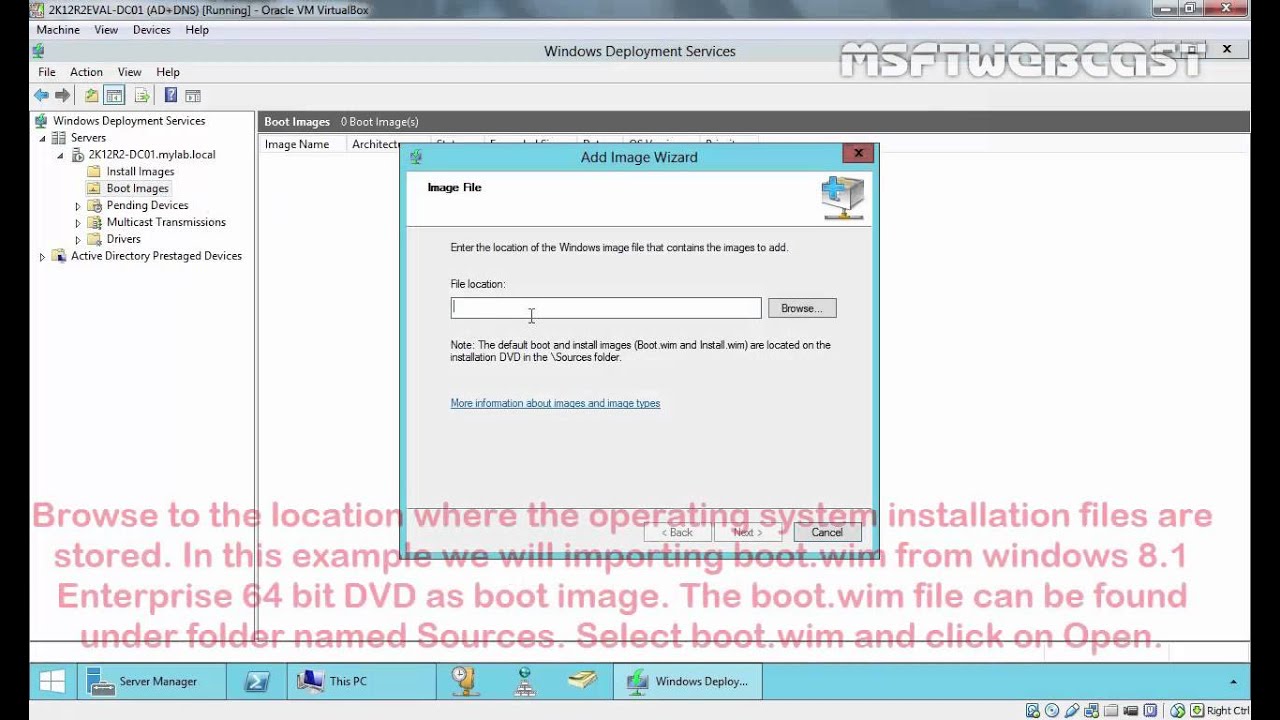 Installing and Configuring Windows Deployment Service in Windows Server 2012 R2