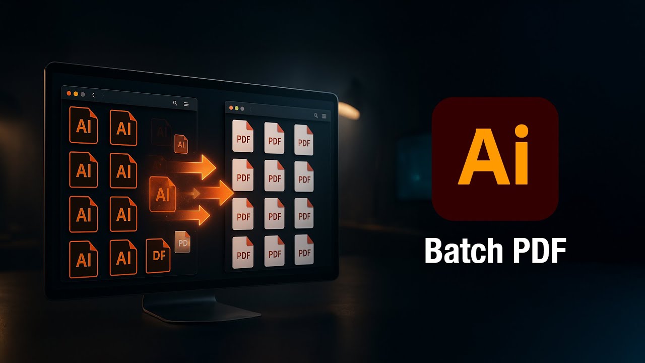 Convert Multiple Illustrator Files to PDF in One Step - Adobe Illustrator