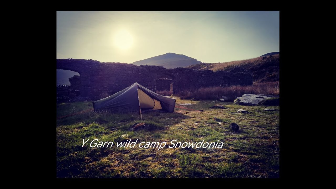 Nantlle ridge wild camp Snowdonia. Hilleberg Enan