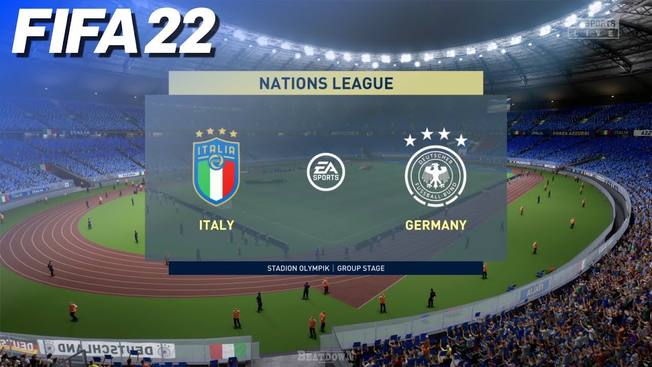 FIFA 22 - Italy vs. Germany | Nations League