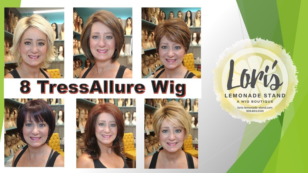 8 New TressAllure Wigs