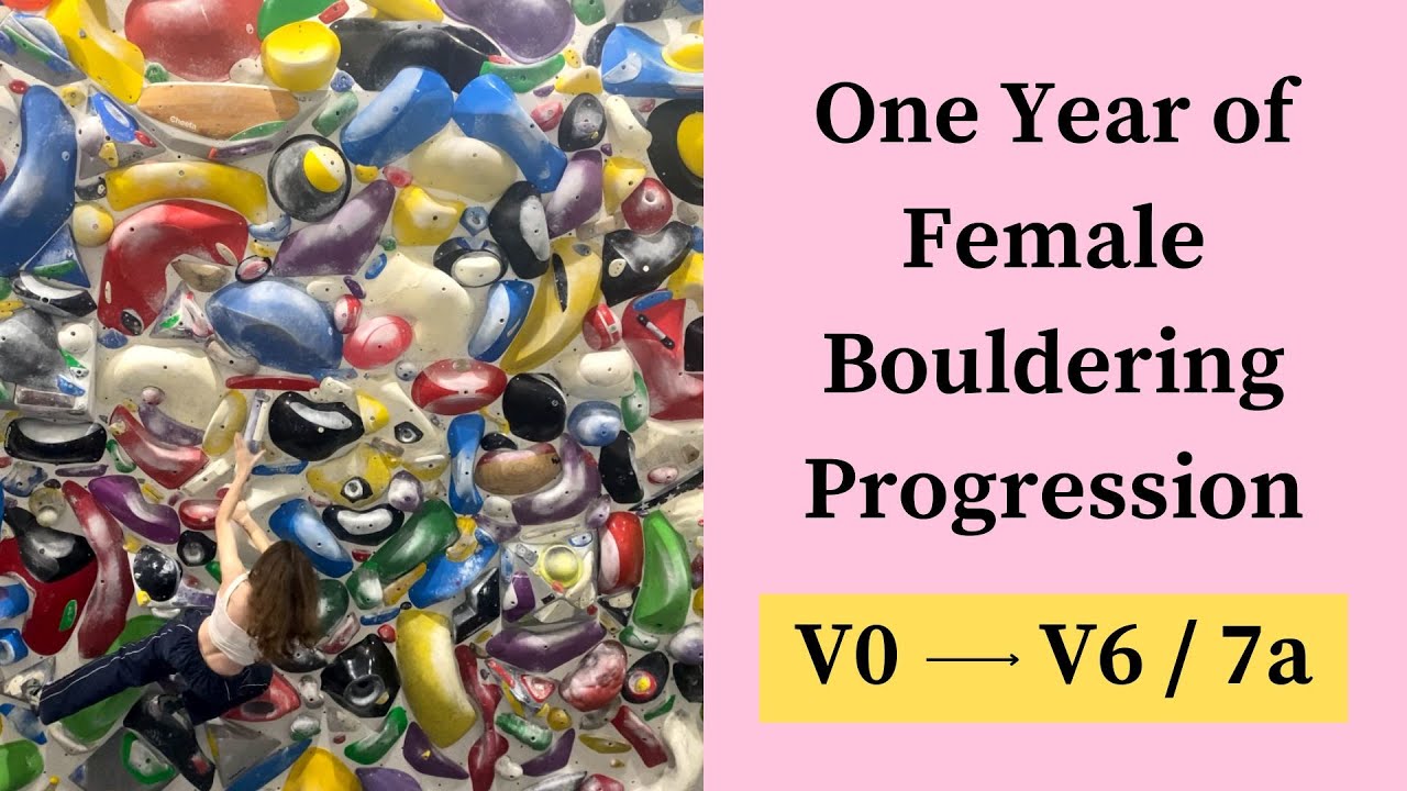 One year of female bouldering progression | V0 to V6