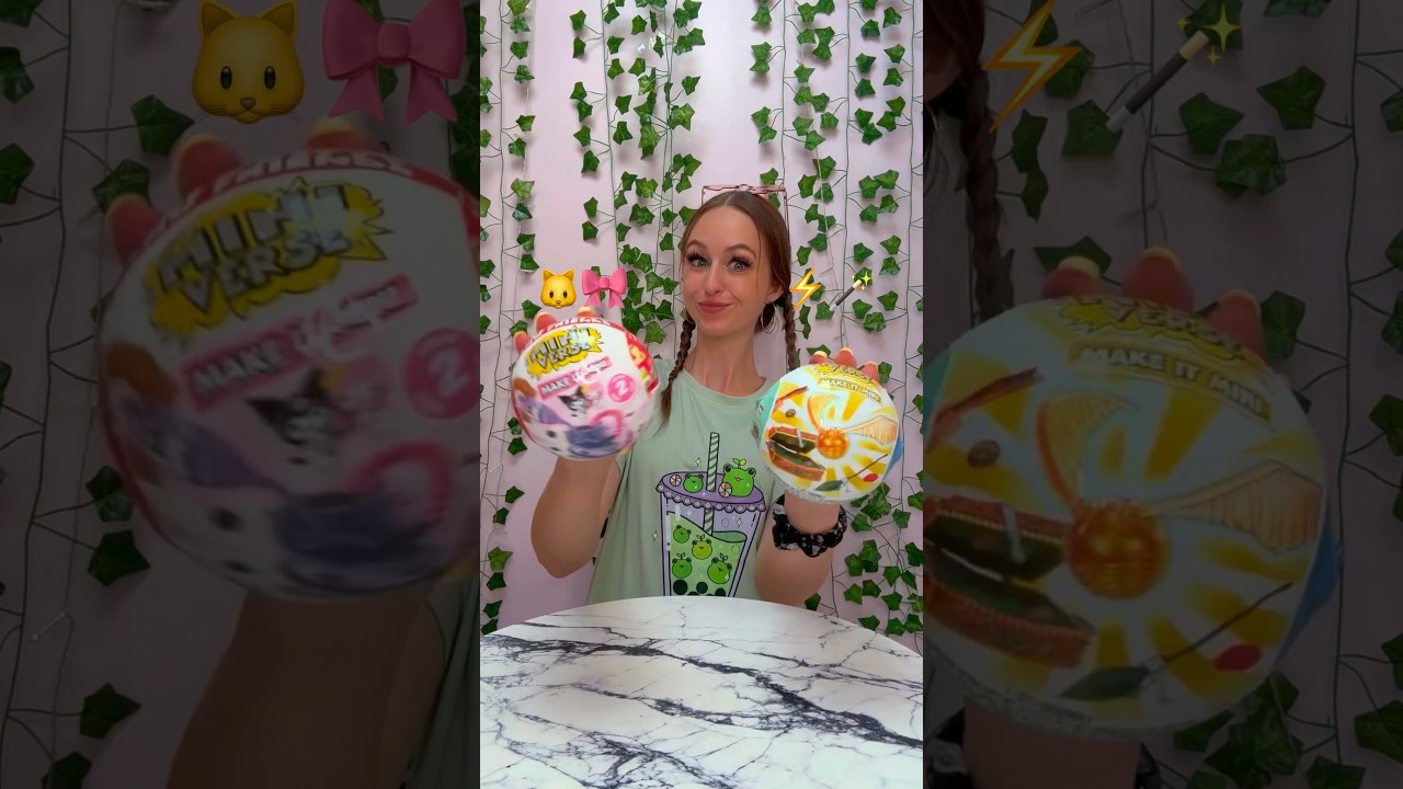 [ASMR] OPENING A *NEW* HELLO KITTY & FRIENDS MINIVERSE!!😍🐱🎀 (RARE CINNAMOROLL CAKE HUNT!🫢🤞🏻) #Shorts