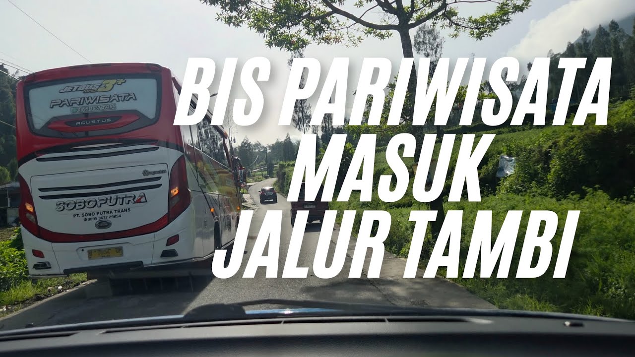 KIRA KIRA BUS INI MAU WISATA MANA ATAU MALAH NYASAR KARENA GOOGLE MAPS?? (JALUR TAMBI WONOSOBO)