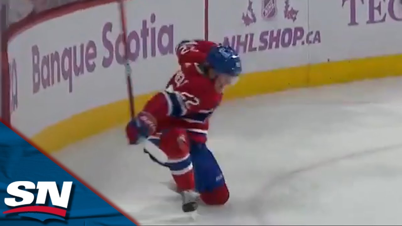 Canadiens' Empty-Net Barrage Pays Off as Caufield Ties it With Two Seconds Remaining