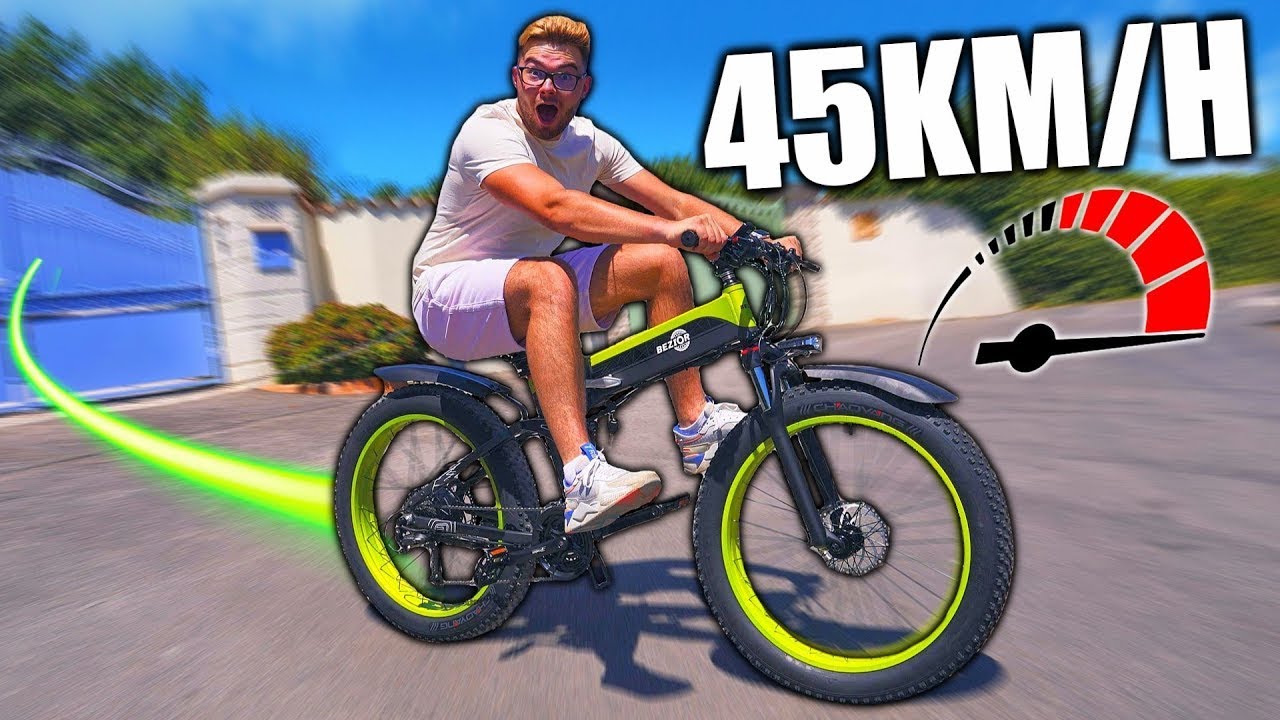 I'M TESTING A POWERFUL ELECTRIC BIKE! (Amazing)