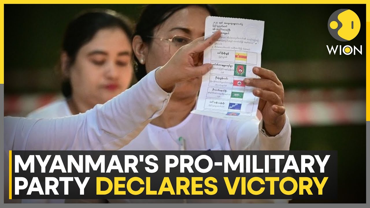 Myanmar Pro-Military Party Declares Victory in Junta-Run Polls | WION