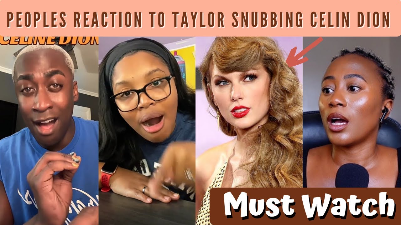 Peoples Reaction To Taylor Swift Snubbing Celin Dion - Must Watch