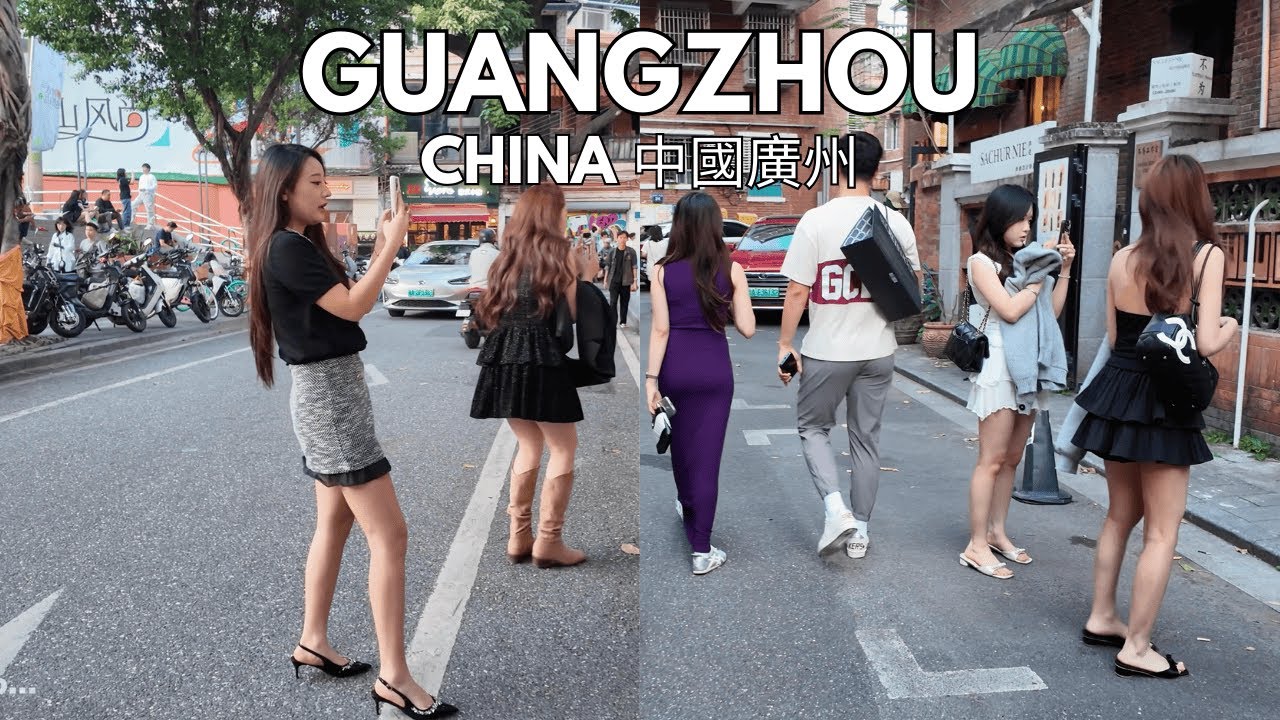 Walk through Guangzhou's Most Popular Street | China Street Walking Tour