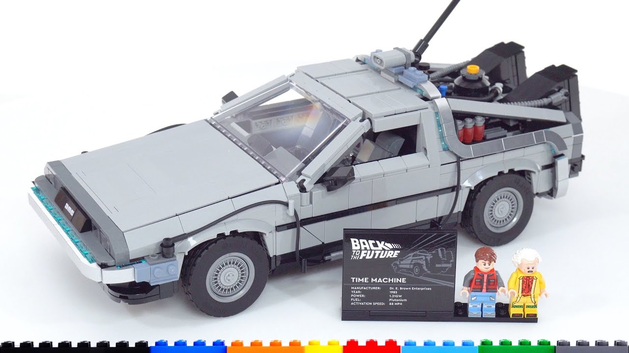 Обзор LEGO Creator Expert «Машина времени Назад в будущее» 10300! Все 3 варианта DeLorean из фильма