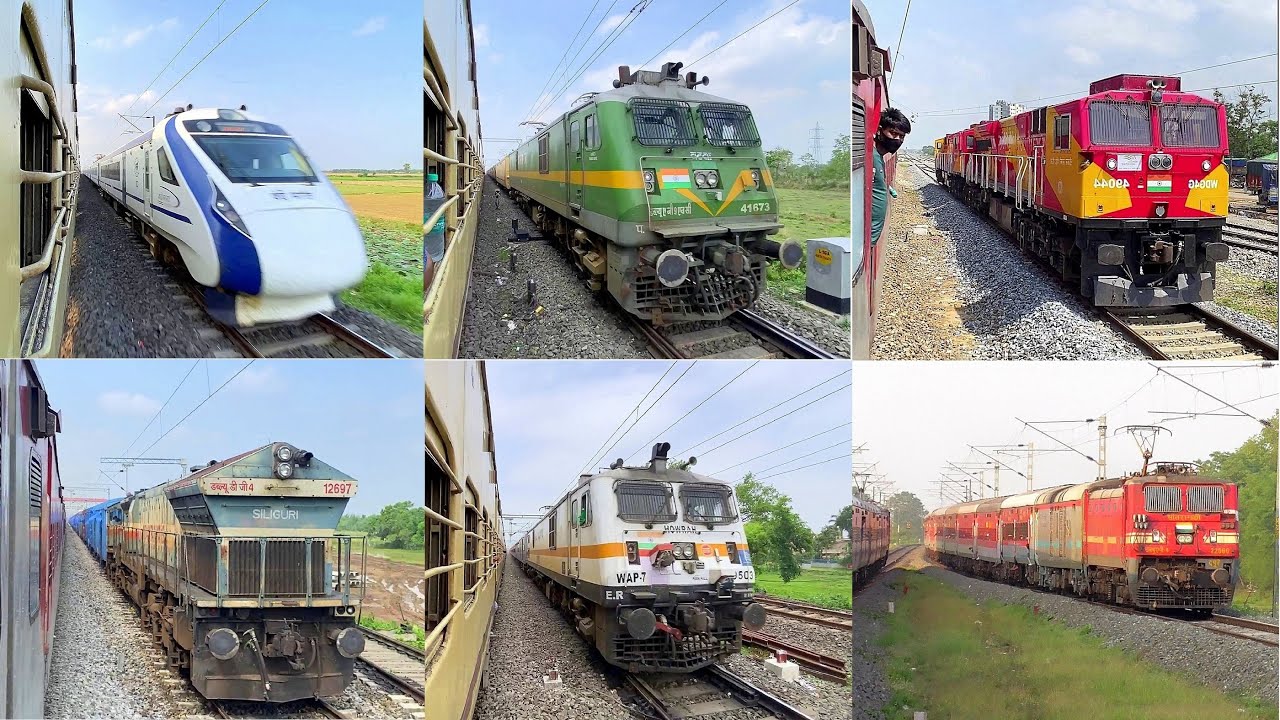 Tornado Crossings with VANDE BHARAT, Shatabdi, Rajdhani, Coalfield  | Diesel Sraighat crosses WDG 4G
