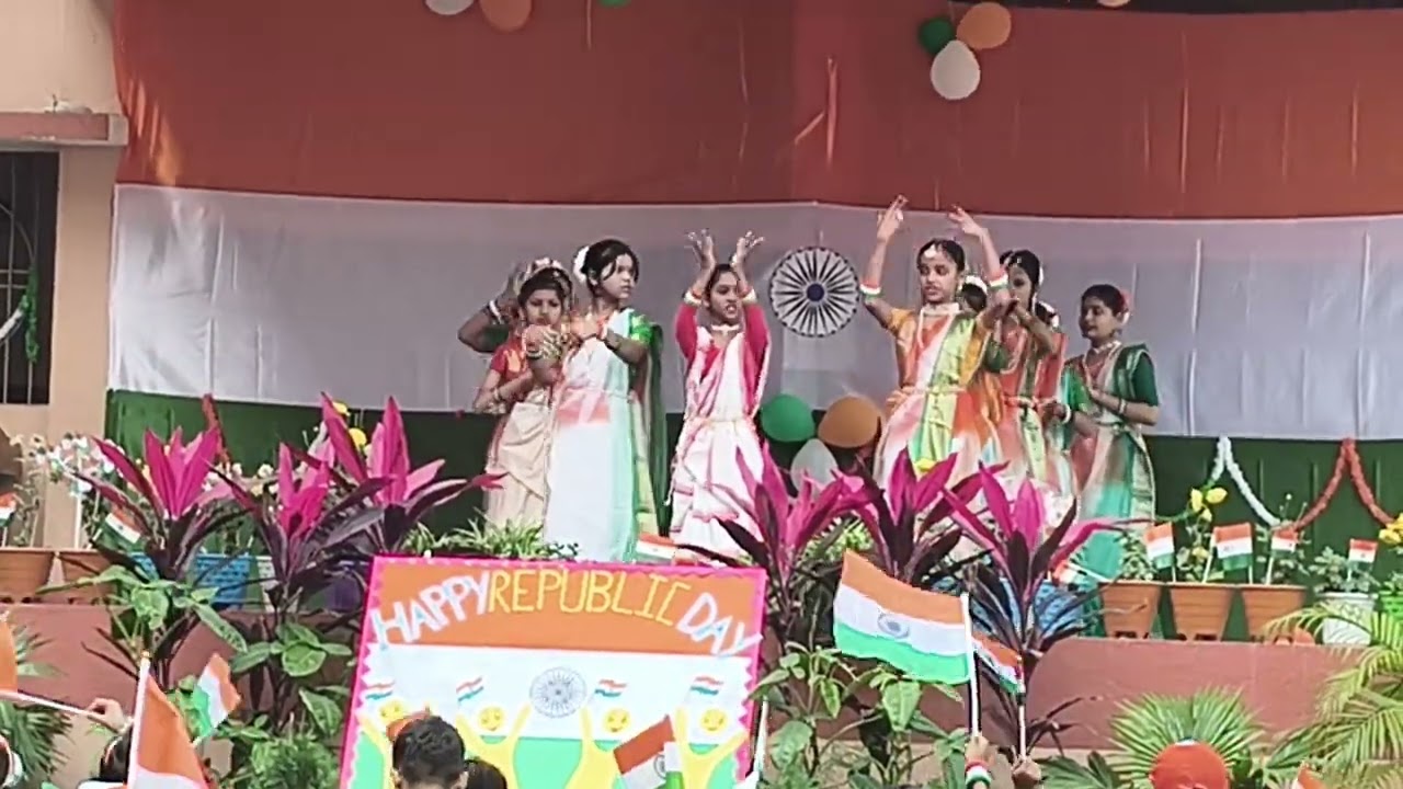 St. Michael's School Sahibganj students performed patriotic dance on 26th of January 2026.