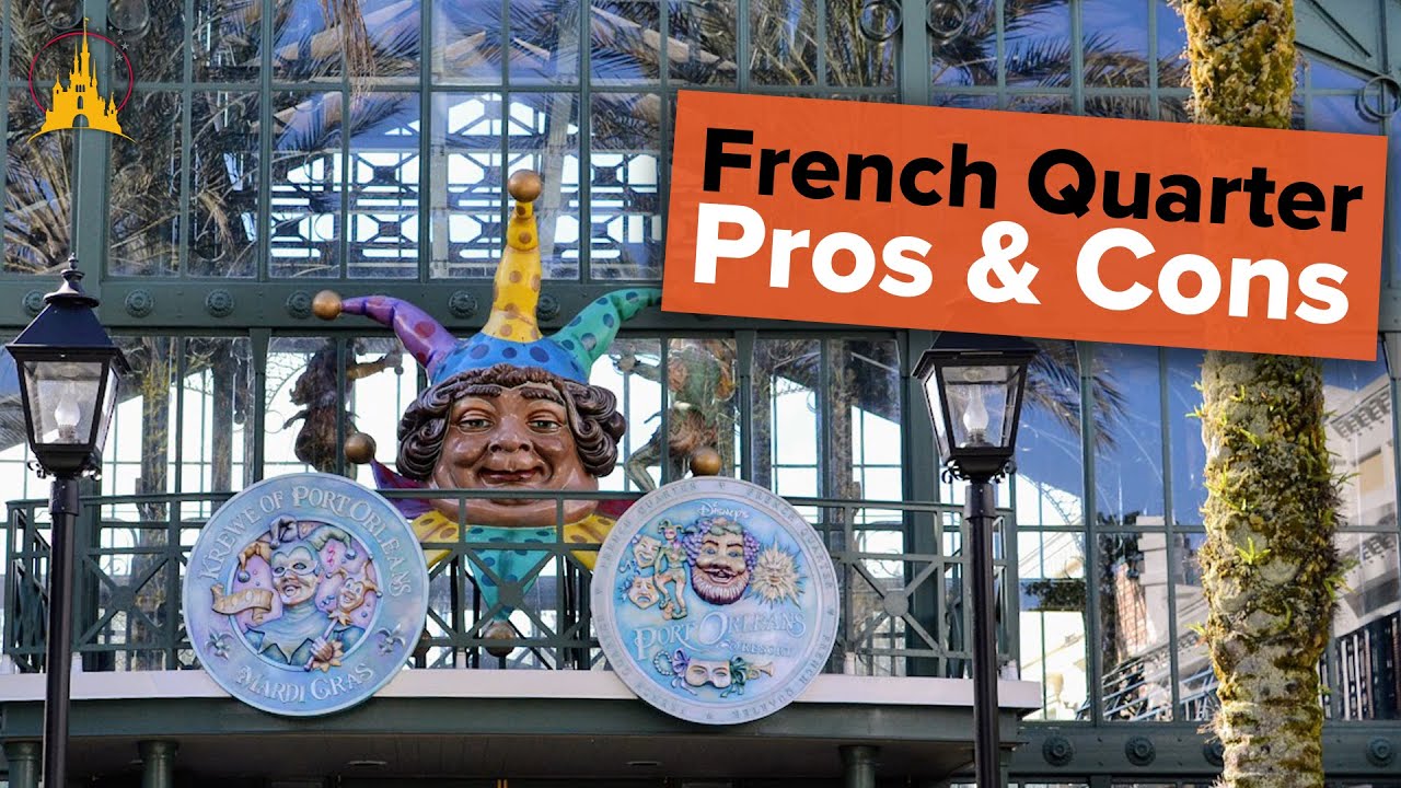 Курорт Disney's Port Orleans &mdash; экскурсия по Французскому кварталу (номера, бассейны, рестораны)