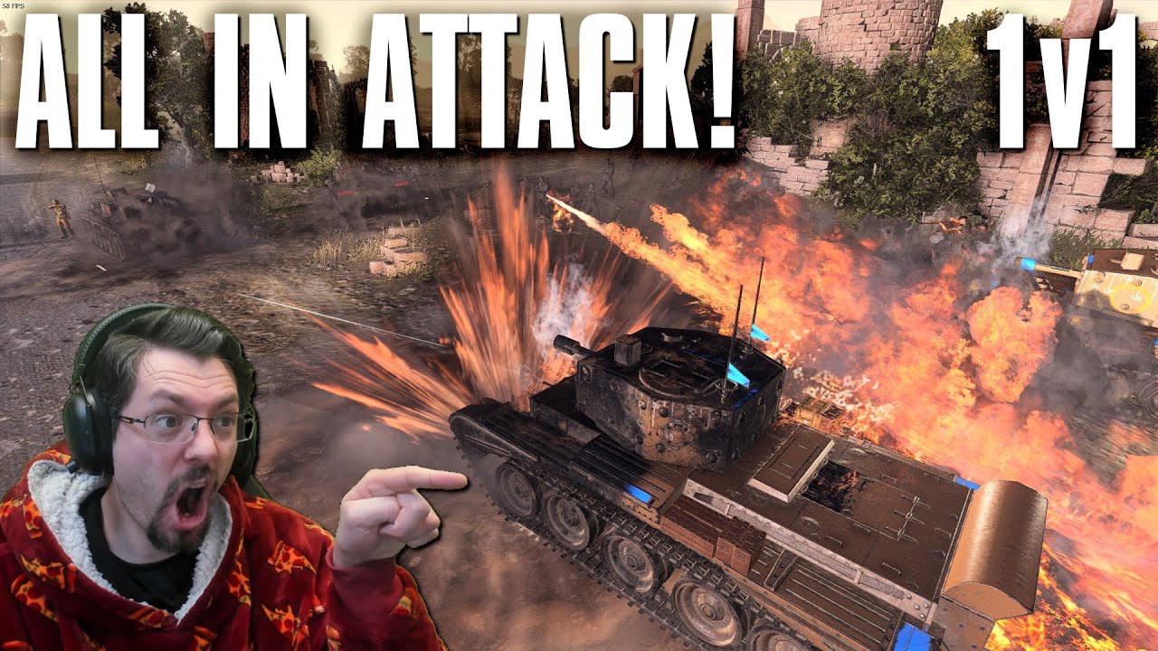 1v1 - Company of Heroes 3 - Hans(Brits) vs ODung(DAK)
