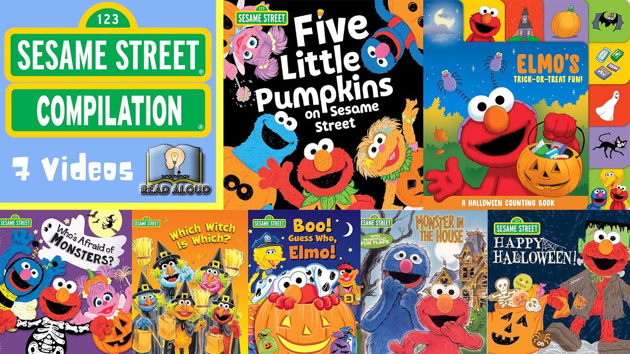 🎃 Sesame Street Friends Compilation | Halloween Books 🎃
