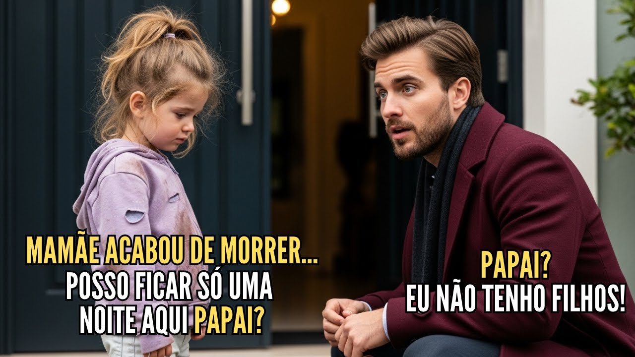 Uma garotinha bate à porta do milionário — O que ela diz deixa ele Chocado. 