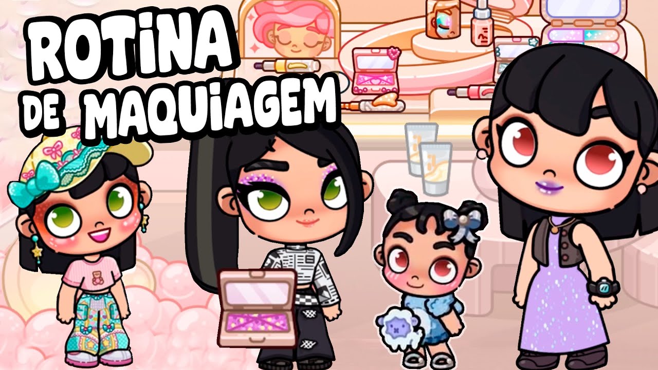 ROTINA NOVA LOJA DE MAQUIAGEM | PAZU AVATAR WORLD ROTINAS E HISTÓRIAS